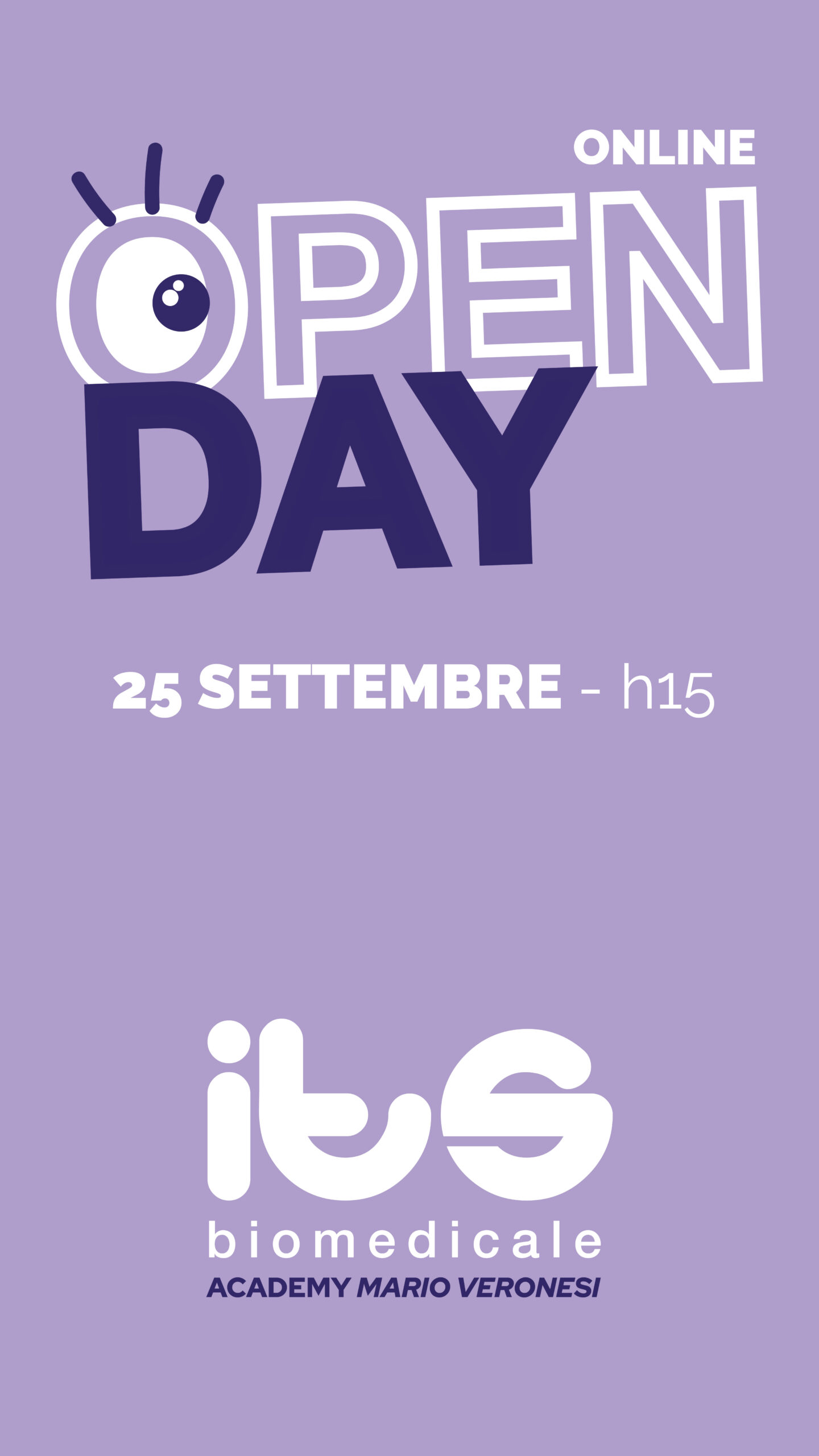 25 settembre | open day online, su Zoom